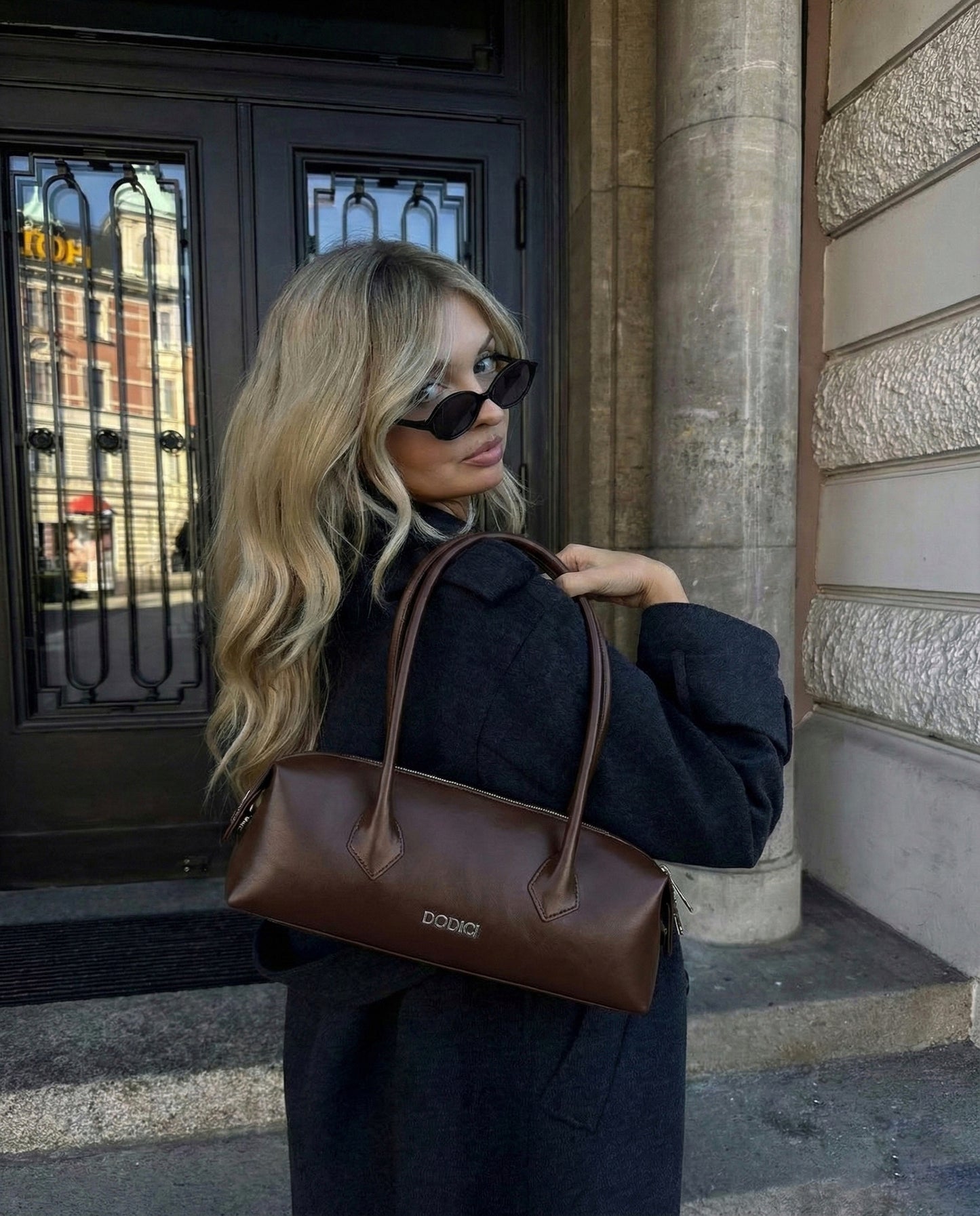 Aria Brown Shoulder bag