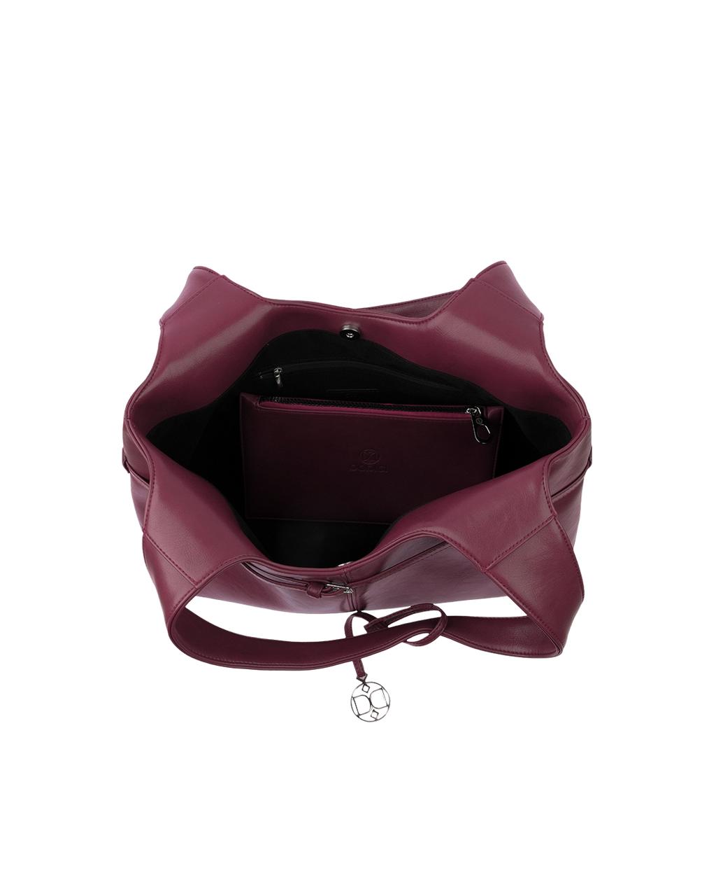 Cecilia Burgundy Shoulder bag