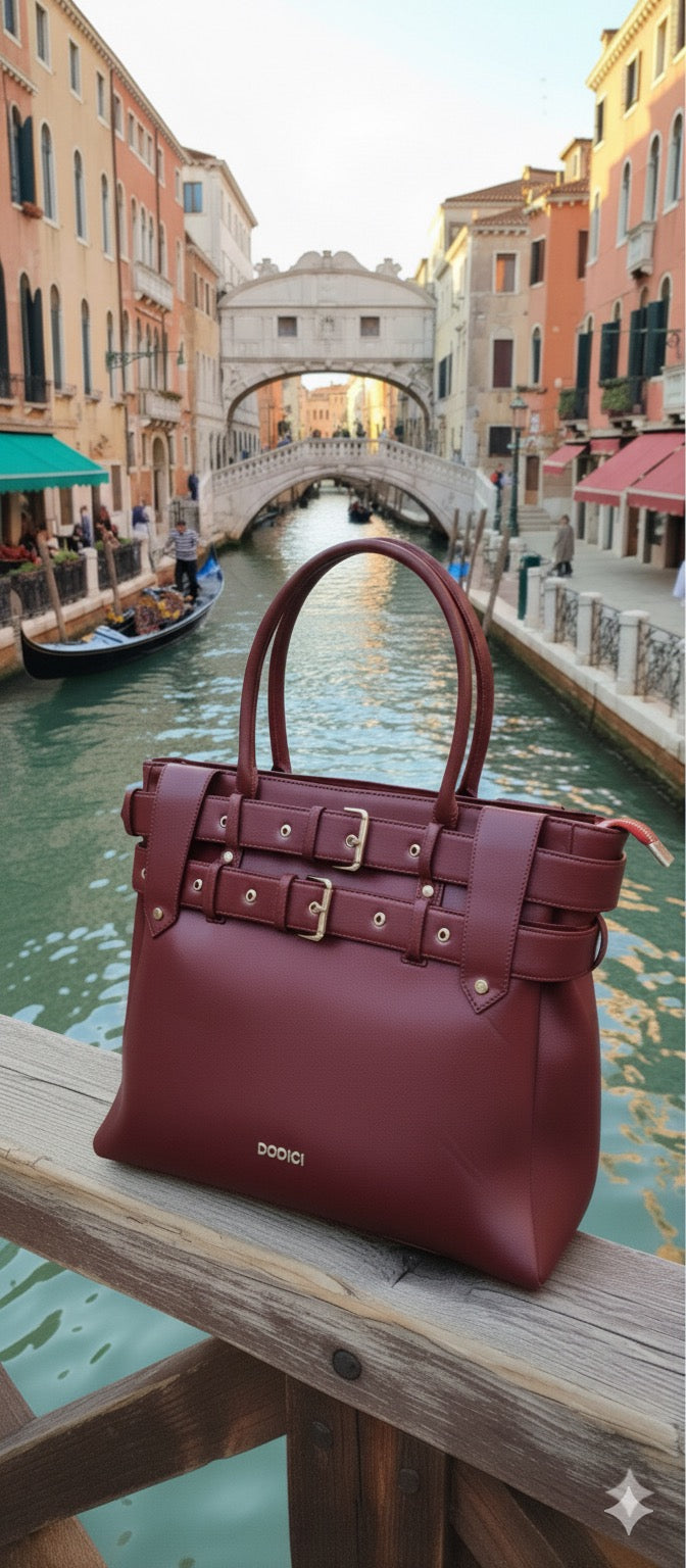 Armada Tote Burgundy