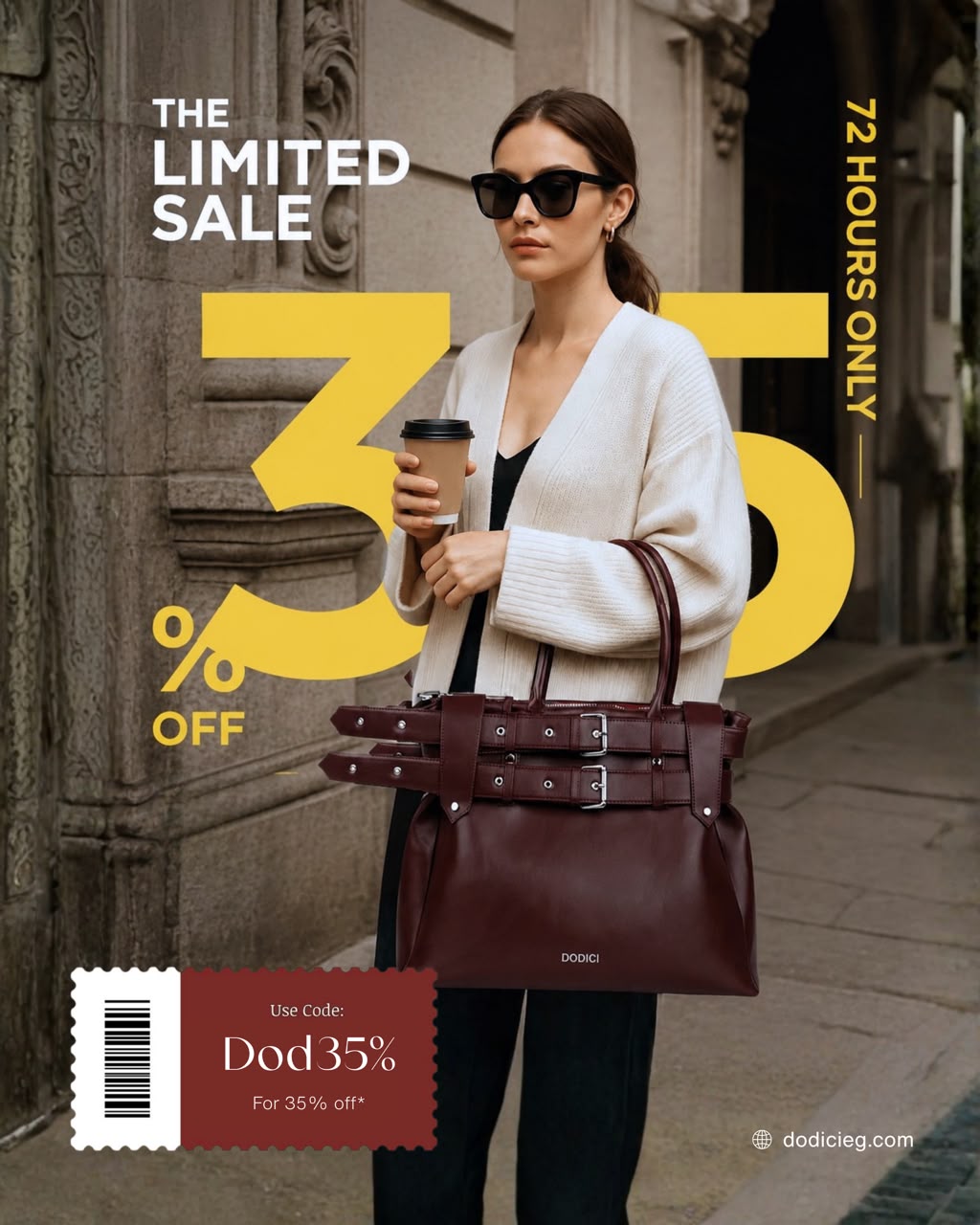 Armada Tote Burgundy