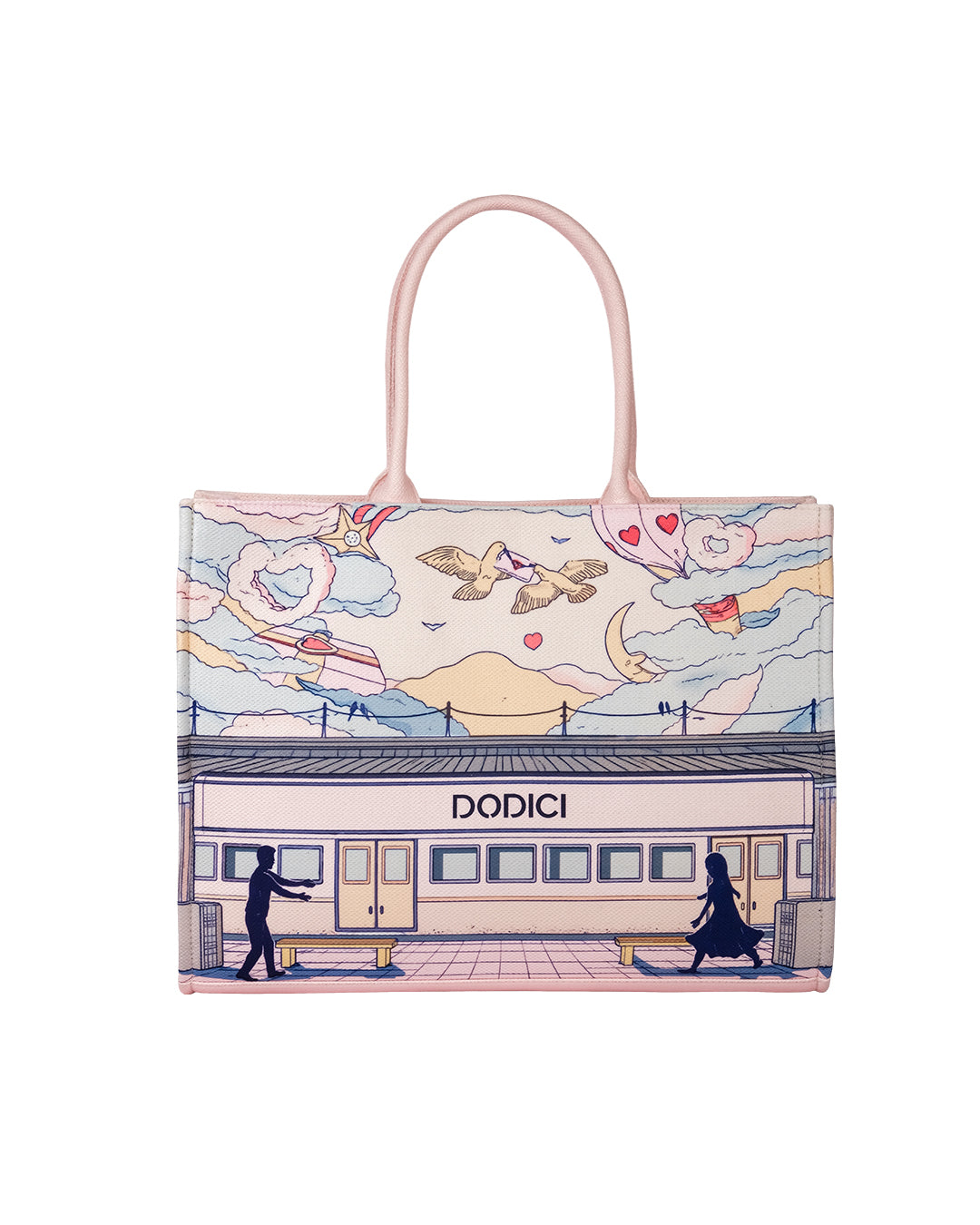 Dodici Big tote pink